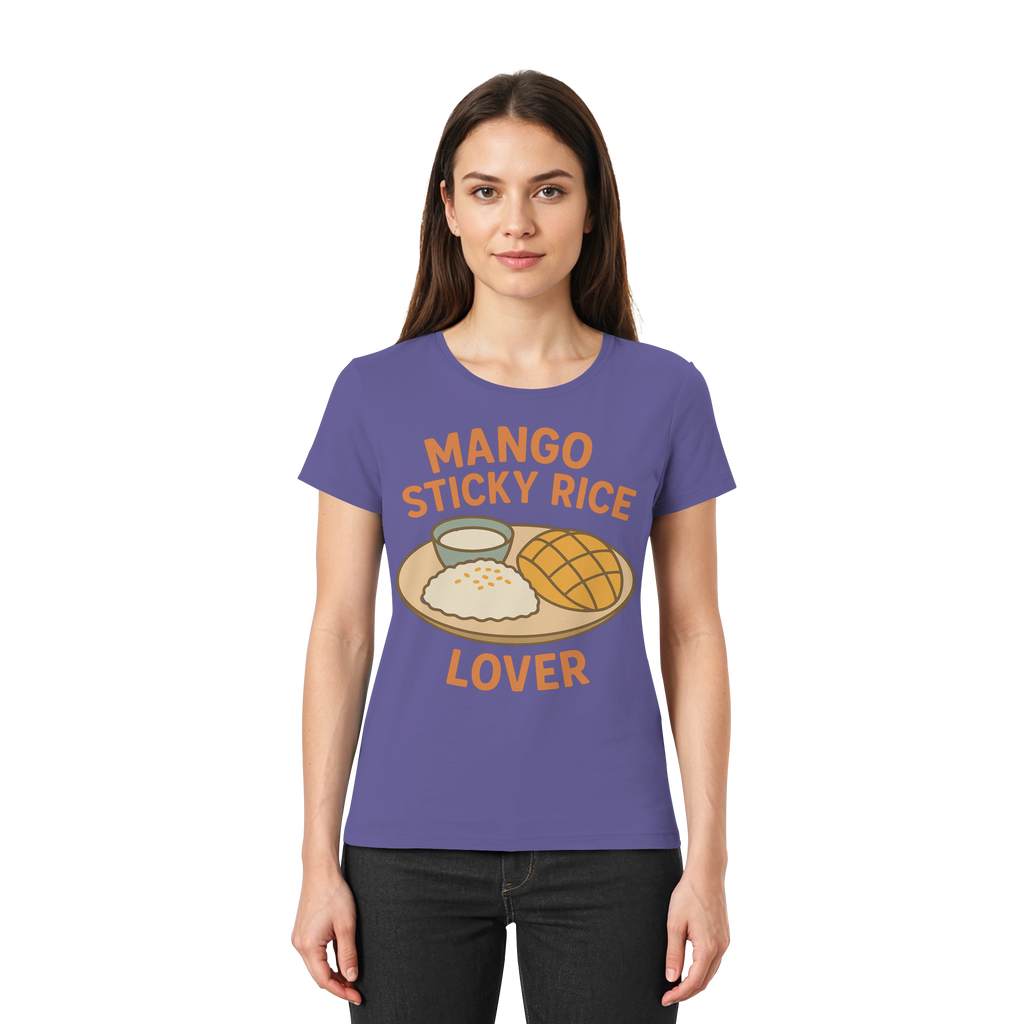 Mango Sticky Rice Lover – Thai Dessert Shirt | Thailand Food Design - Ladies Premium Shirt