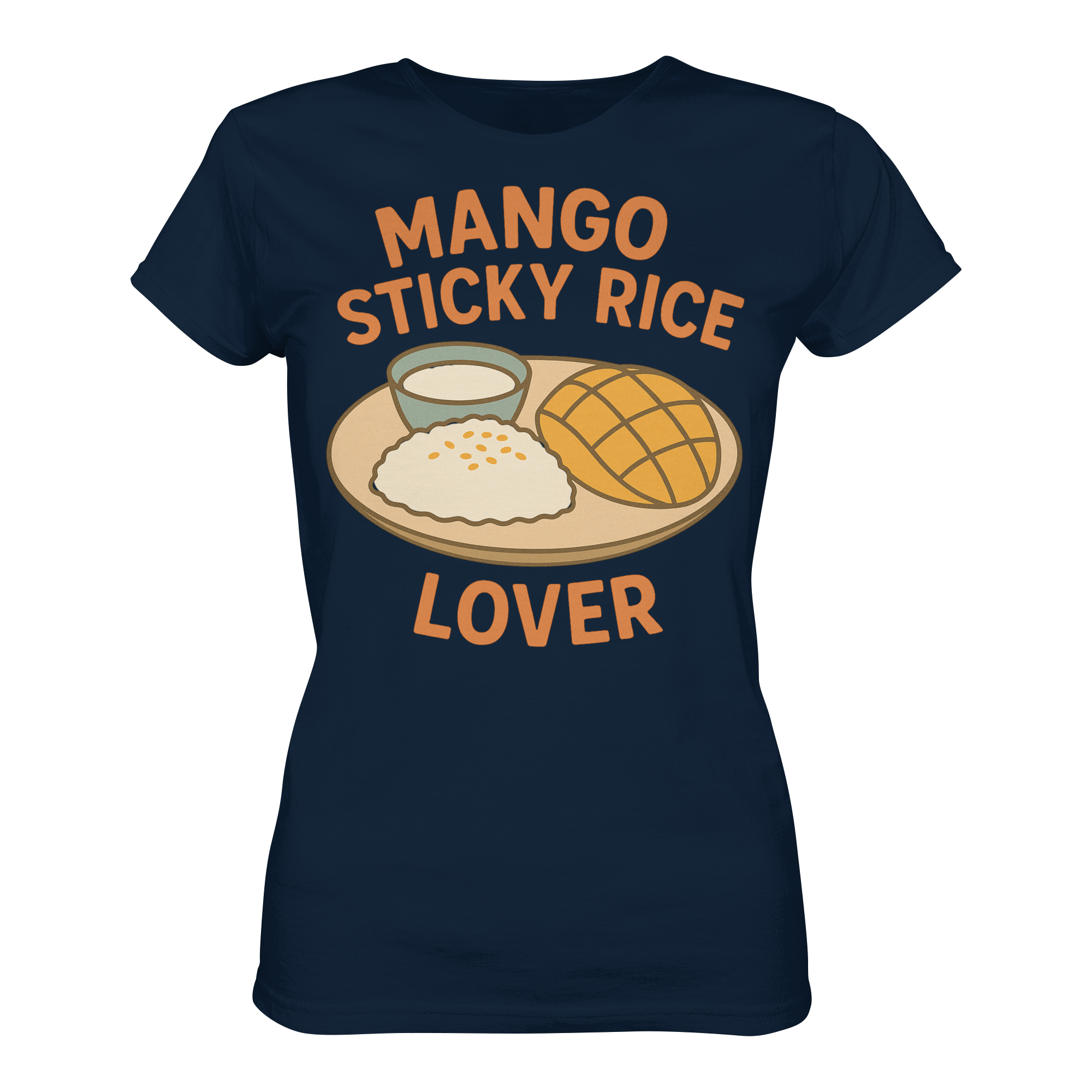Mango Sticky Rice Lover – Thai Dessert Shirt | Thailand Food Design - Ladies Premium Shirt