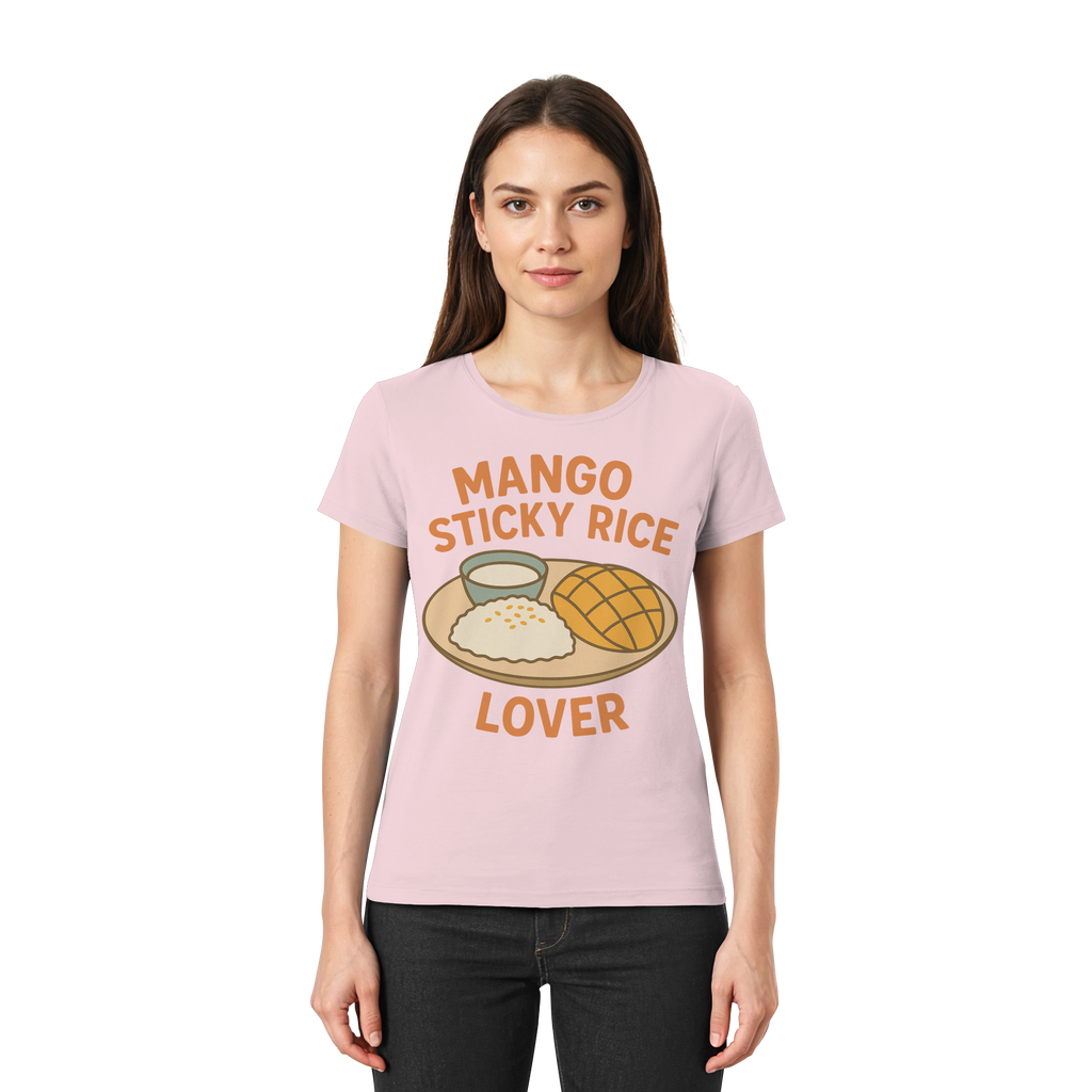 Mango Sticky Rice Lover – Thai Dessert Shirt | Thailand Food Design - Ladies Premium Shirt