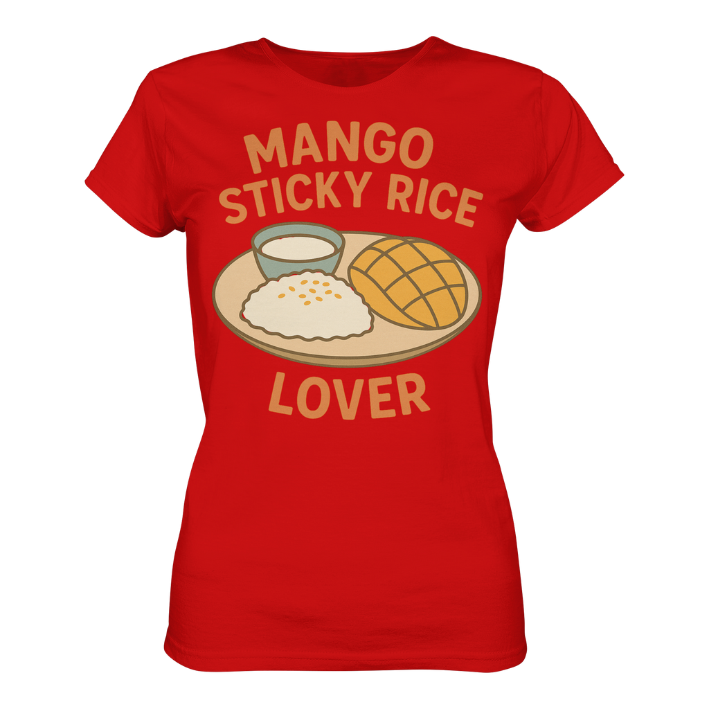 Mango Sticky Rice Lover – Thai Dessert Shirt | Thailand Food Design - Ladies Premium Shirt