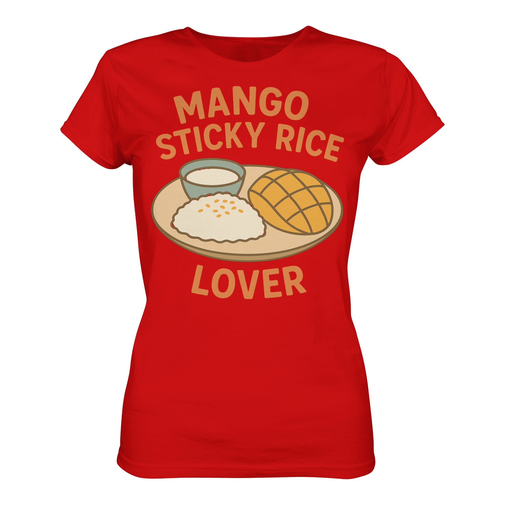 Mango Sticky Rice Lover – Thai Dessert Shirt | Thailand Food Design - Ladies Premium Shirt