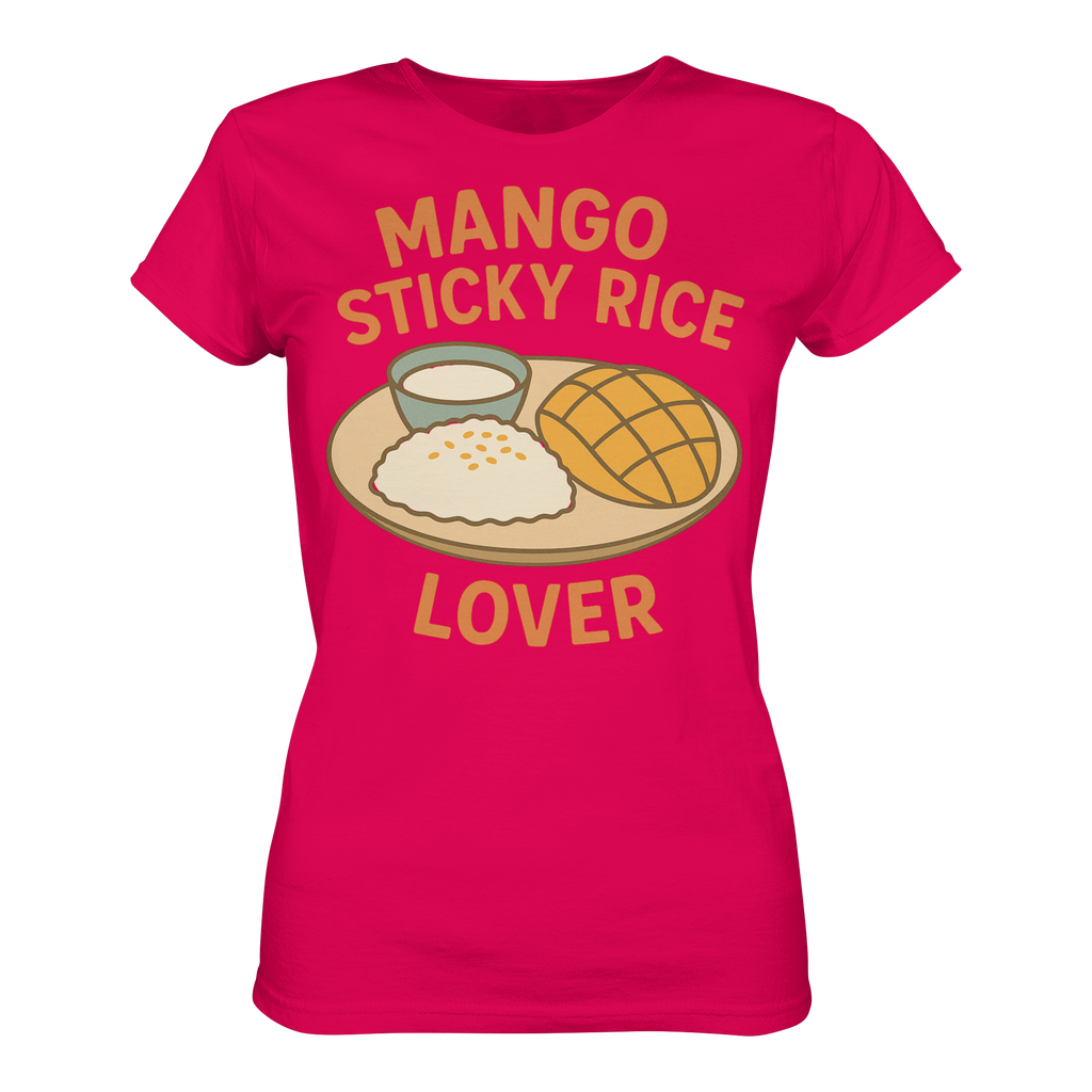 Mango Sticky Rice Lover – Thai Dessert Shirt | Thailand Food Design - Ladies Premium Shirt