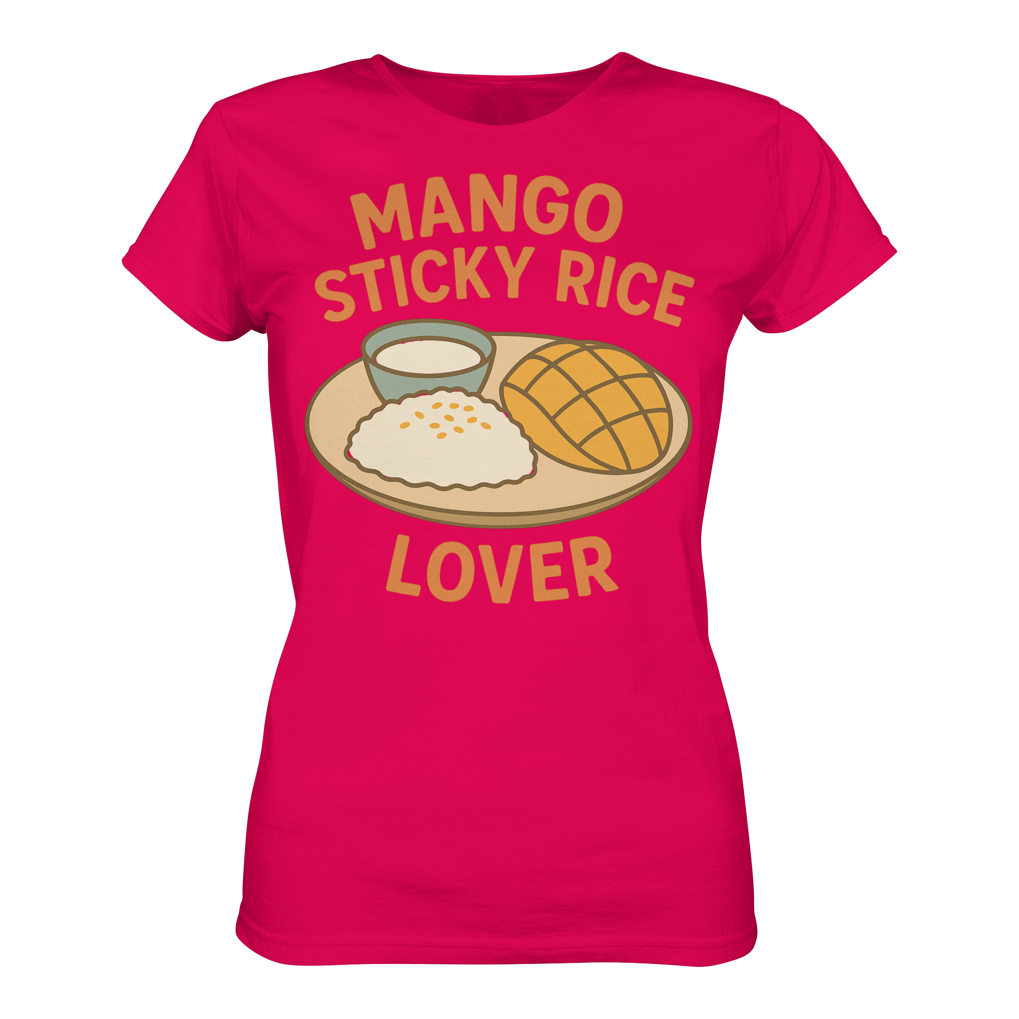 Mango Sticky Rice Lover – Thai Dessert Shirt | Thailand Food Design - Ladies Premium Shirt