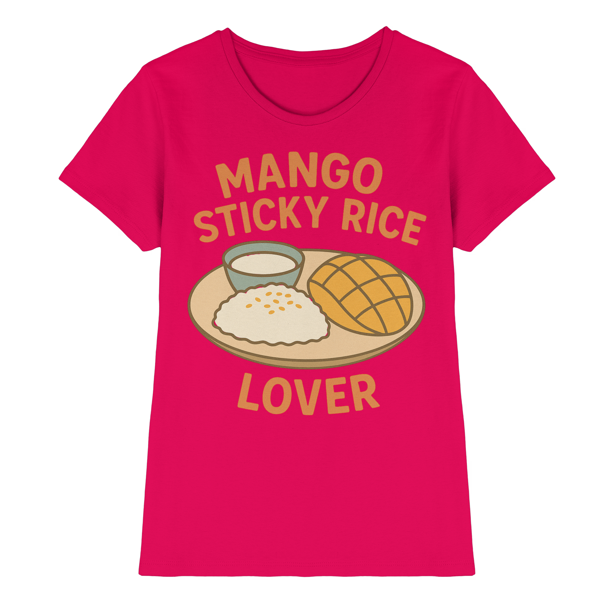 Mango Sticky Rice Lover – Thai Dessert Shirt | Thailand Food Design - Ladies Premium Shirt