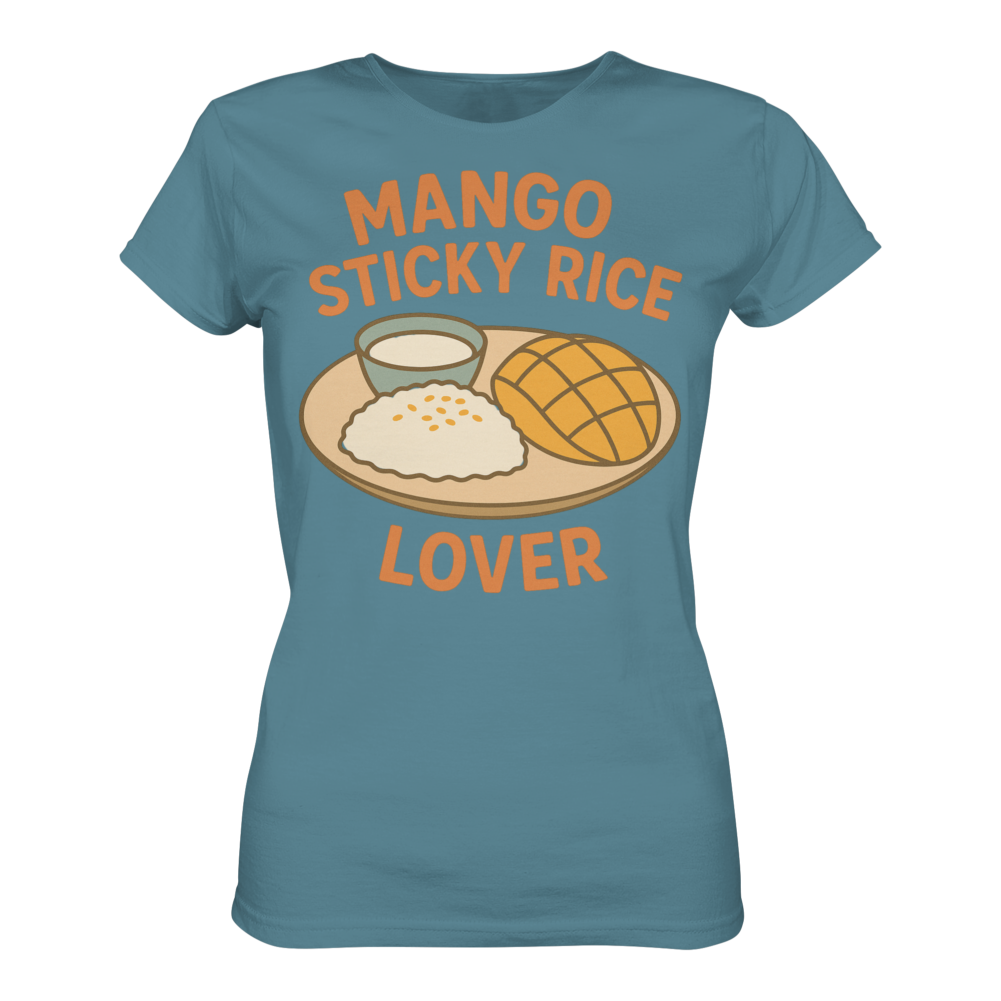 Mango Sticky Rice Lover – Thai Dessert Shirt | Thailand Food Design - Ladies Premium Shirt