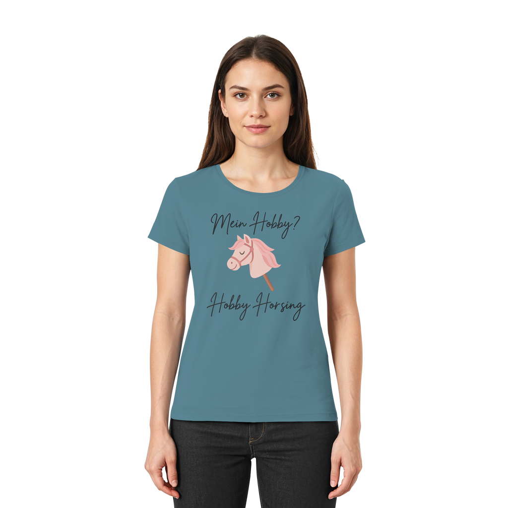 Mein Hobby? Hobby Horsing!  –  Ladies Premium Shirt