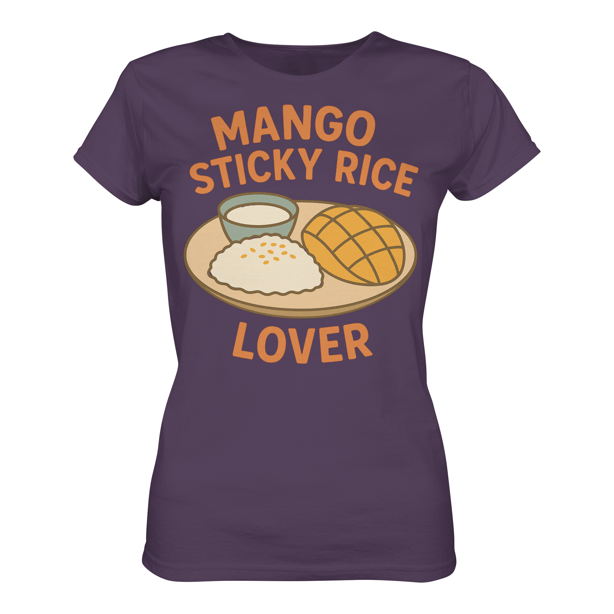 Mango Sticky Rice Lover – Thai Dessert Shirt | Thailand Food Design - Ladies Premium Shirt