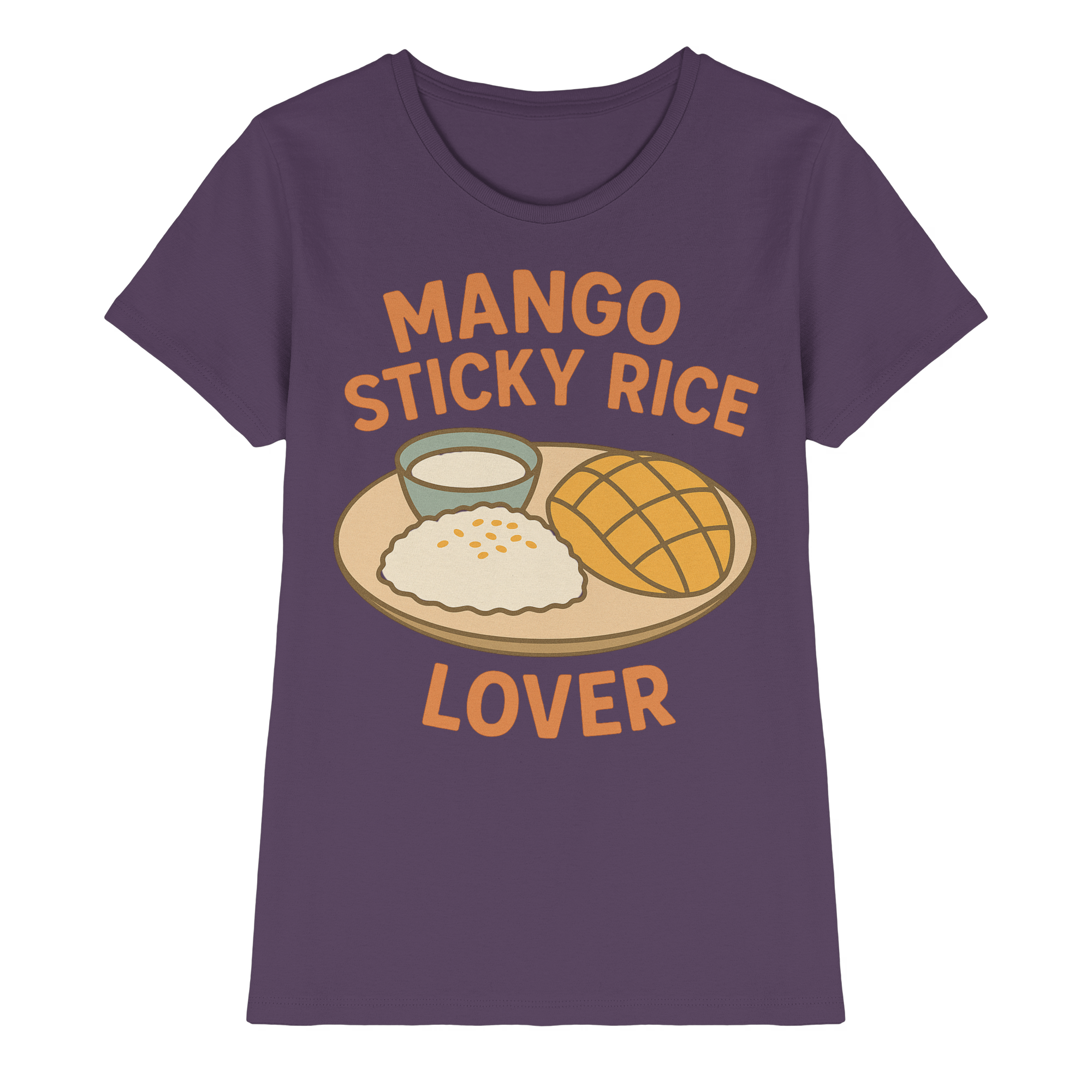 Mango Sticky Rice Lover – Thai Dessert Shirt | Thailand Food Design - Ladies Premium Shirt