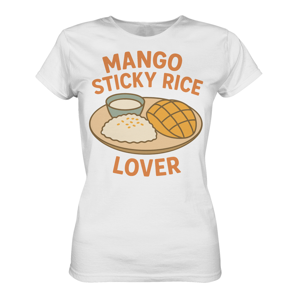 Mango Sticky Rice Lover – Thai Dessert Shirt | Thailand Food Design - Ladies Premium Shirt