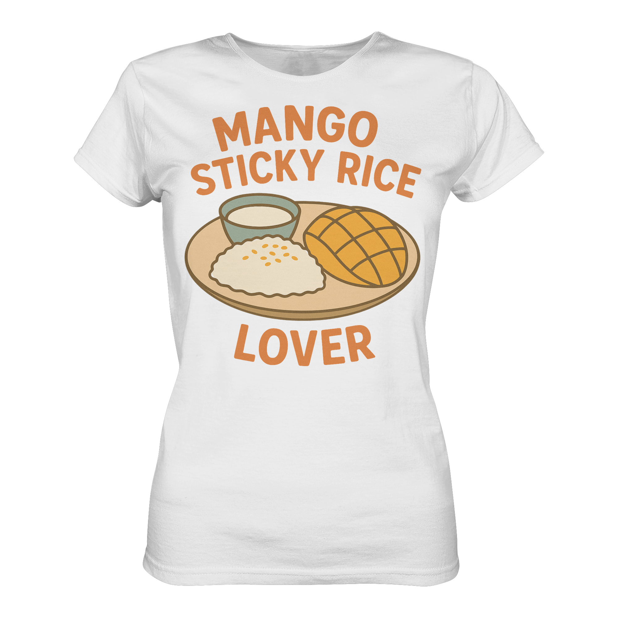 Mango Sticky Rice Lover – Thai Dessert Shirt | Thailand Food Design - Ladies Premium Shirt