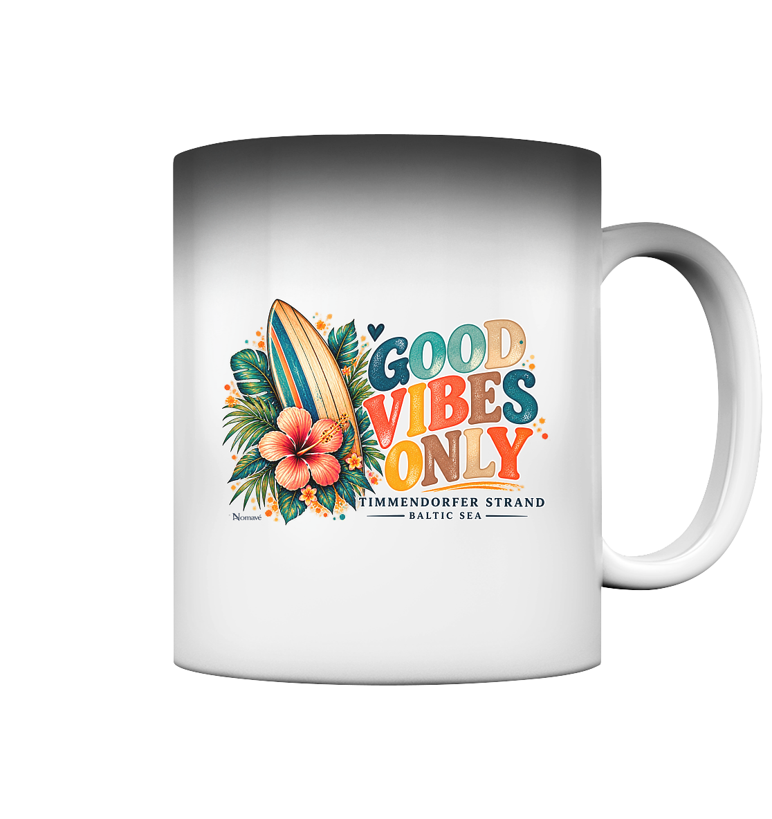 Timmendorfer Surf Vibes - Backprint - Magic Mug