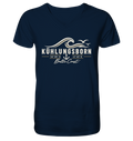 Kühlungsborn – Baltic Coast - Dark Edition - Herren V-Neck T-Shirt 100% Bio Baumwolle