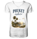 Phuket – Andaman Soul - Mens Organic V-Neck Shirt