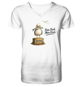 Alpha - Möwe mit Meinung – Dein Fisch. Mein Fisch. | - Mens Organic V-Neck Shirt