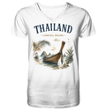 Thailand-Longtail-Dreams-Light-Edition - Mens Organic V-Neck Shirt