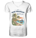 Koh Phangan Good Vibes Only – Herren Bio V-Neck T-Shirt – Original-Mockup mens organic v neck shirt f8f8f8 1116x_eb29d0c2 5d12 4a71 ae79 952a6c3e6f2a mit Frontprint