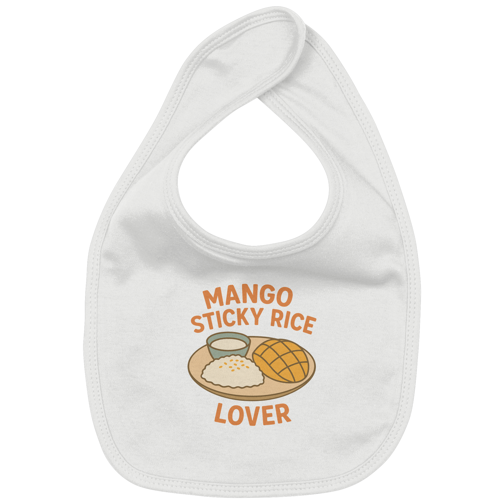 Mango Sticky Rice Lover – Thai Dessert | Thailand Food Design - Organic Baby-Lätzchen