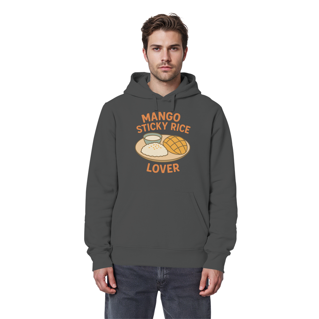 Mango Sticky Rice Lover – Thai Dessert  | Thailand Food Design - Organic Basic Hoodie