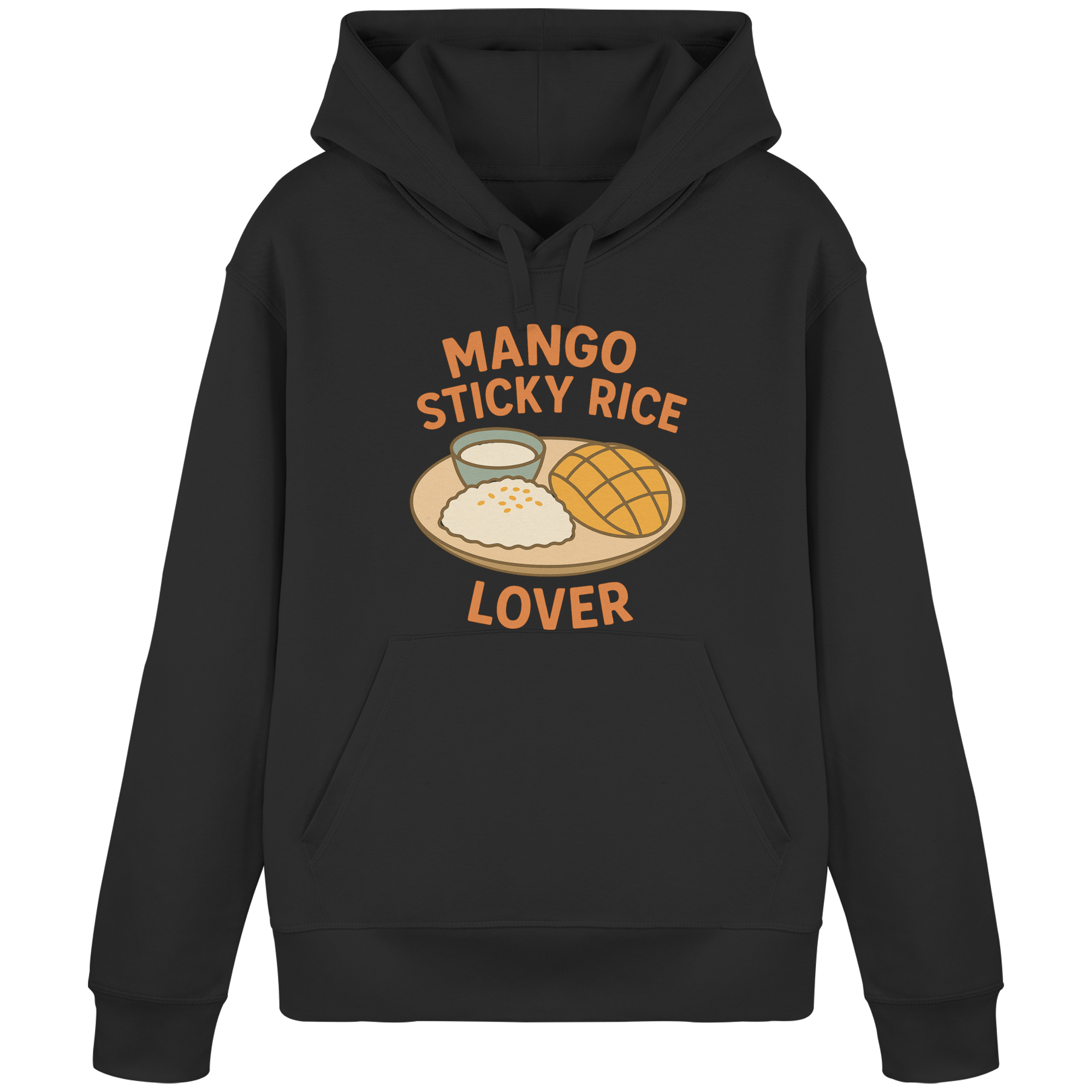 Mango Sticky Rice Lover – Thai Dessert  | Thailand Food Design - Organic Basic Hoodie