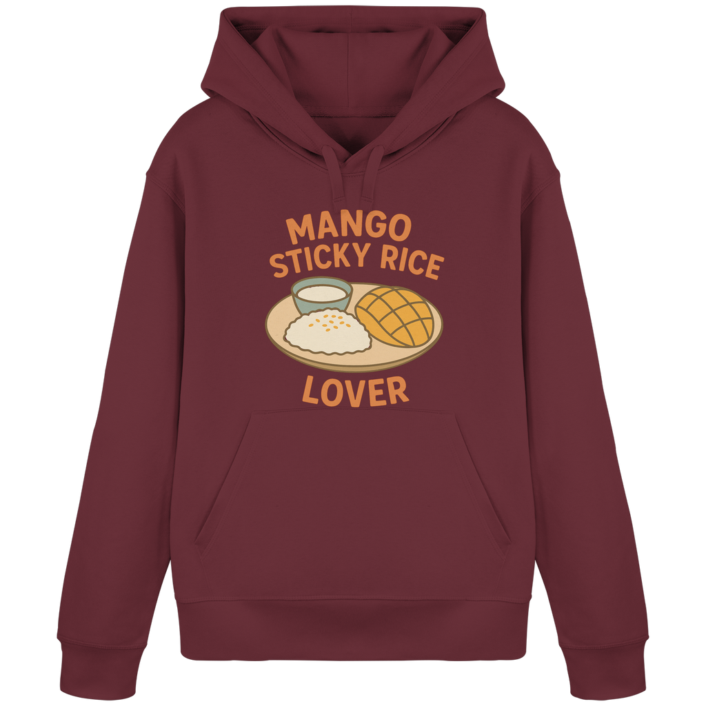 Mango Sticky Rice Lover – Thai Dessert  | Thailand Food Design - Organic Basic Hoodie