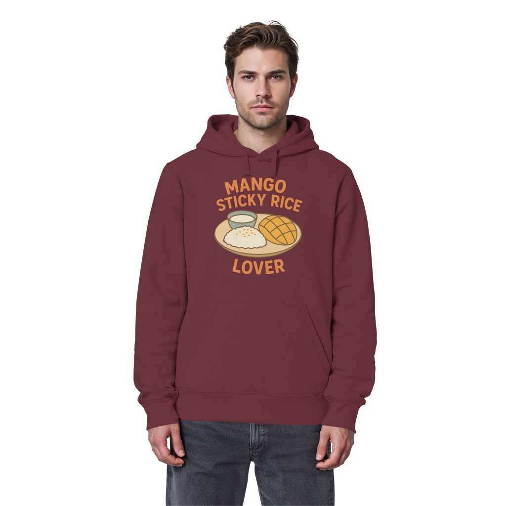 Mango Sticky Rice Lover – Thai Dessert  | Thailand Food Design - Organic Basic Hoodie