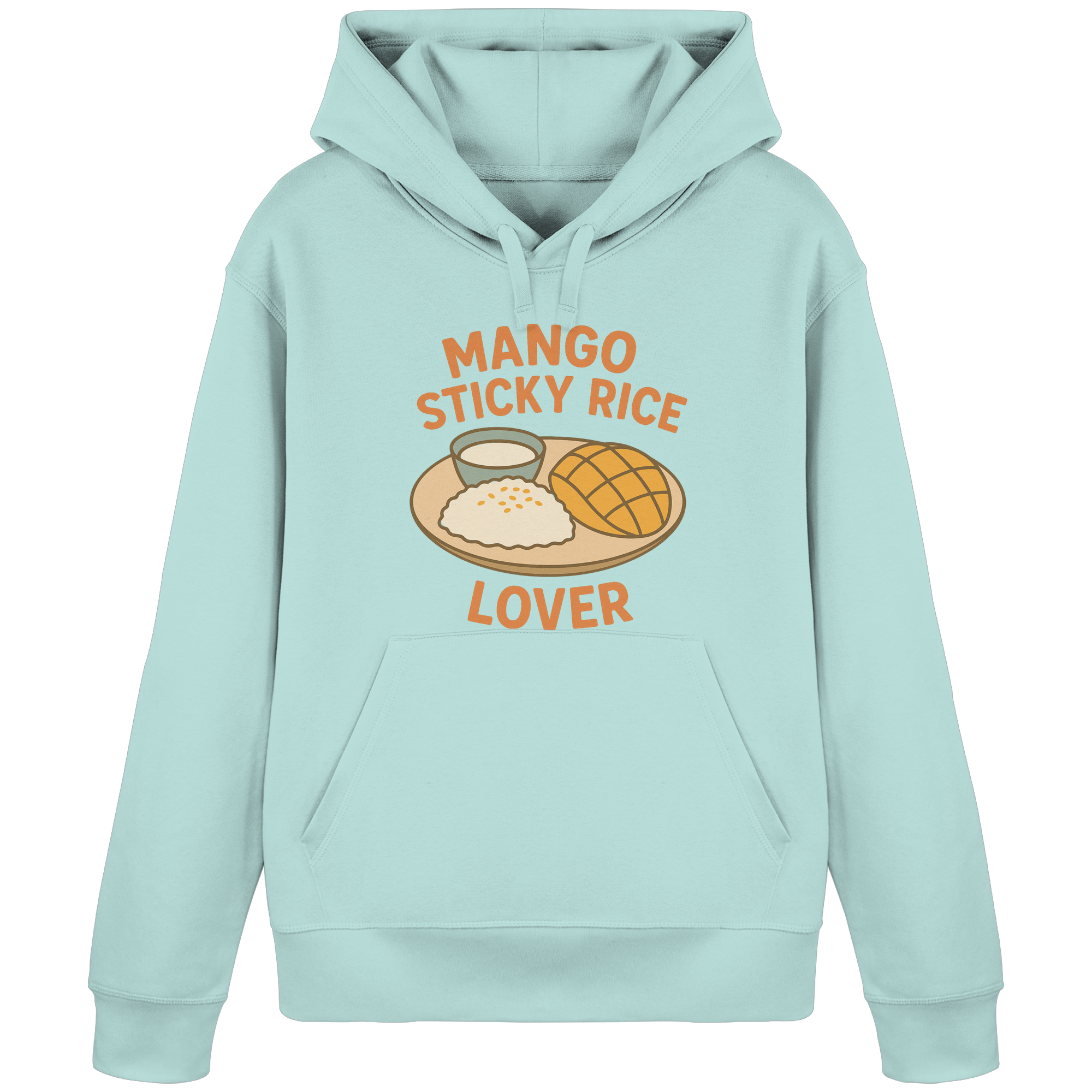 Mango Sticky Rice Lover – Thai Dessert  | Thailand Food Design - Organic Basic Hoodie