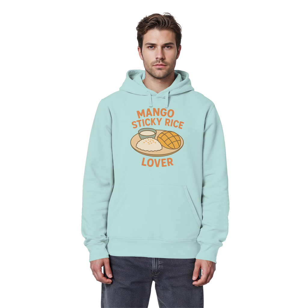 Mango Sticky Rice Lover – Thai Dessert  | Thailand Food Design - Organic Basic Hoodie