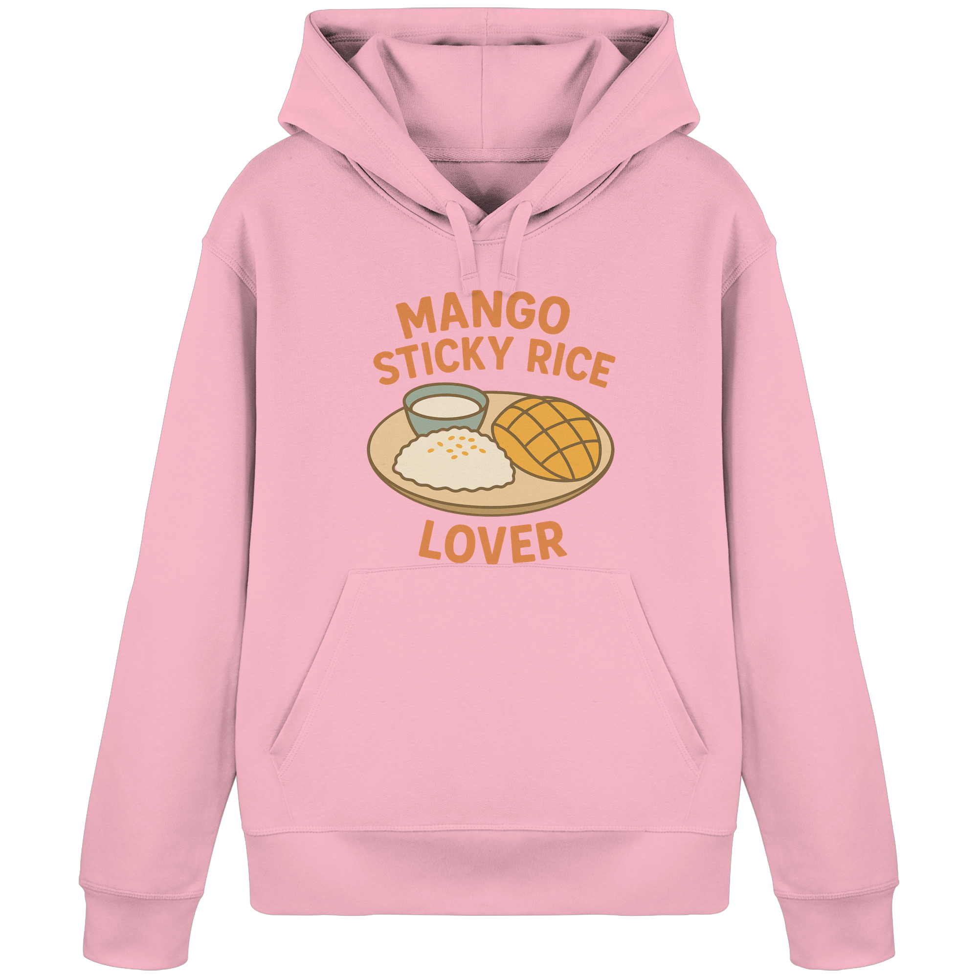 Mango Sticky Rice Lover – Thai Dessert  | Thailand Food Design - Organic Basic Hoodie