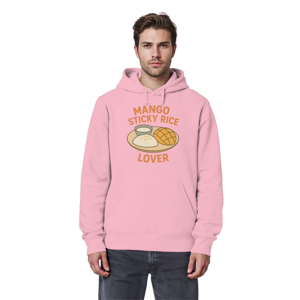 Mango Sticky Rice Lover – Thai Dessert  | Thailand Food Design - Organic Basic Hoodie