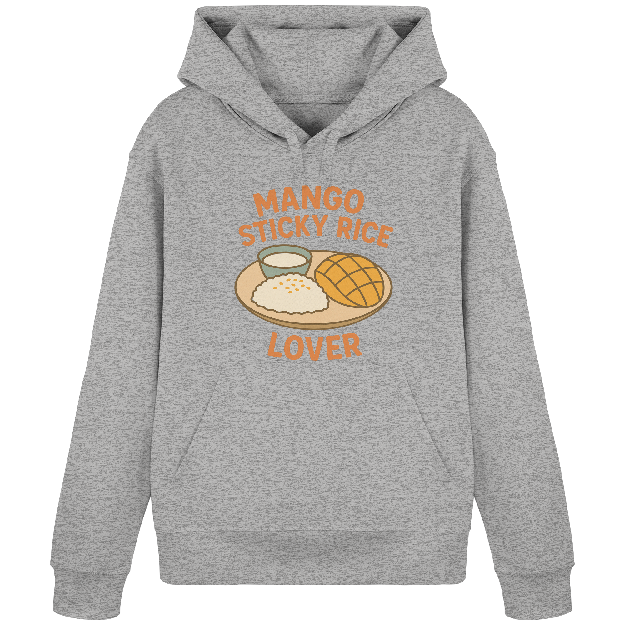 Mango Sticky Rice Lover – Thai Dessert  | Thailand Food Design - Organic Basic Hoodie