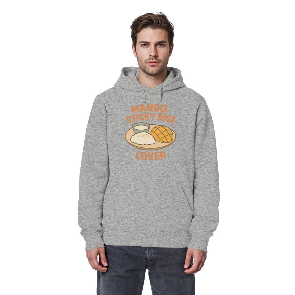 Mango Sticky Rice Lover – Thai Dessert  | Thailand Food Design - Organic Basic Hoodie