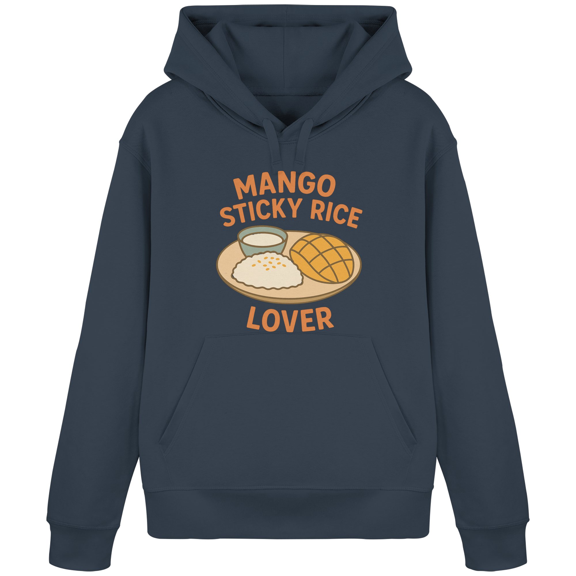 Mango Sticky Rice Lover – Thai Dessert  | Thailand Food Design - Organic Basic Hoodie