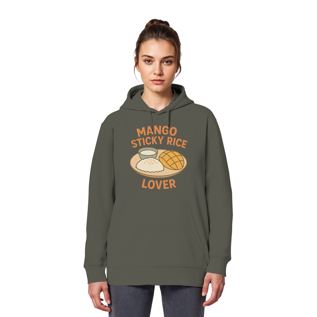 Mango Sticky Rice Lover – Thai Dessert  | Thailand Food Design - Organic Basic Hoodie