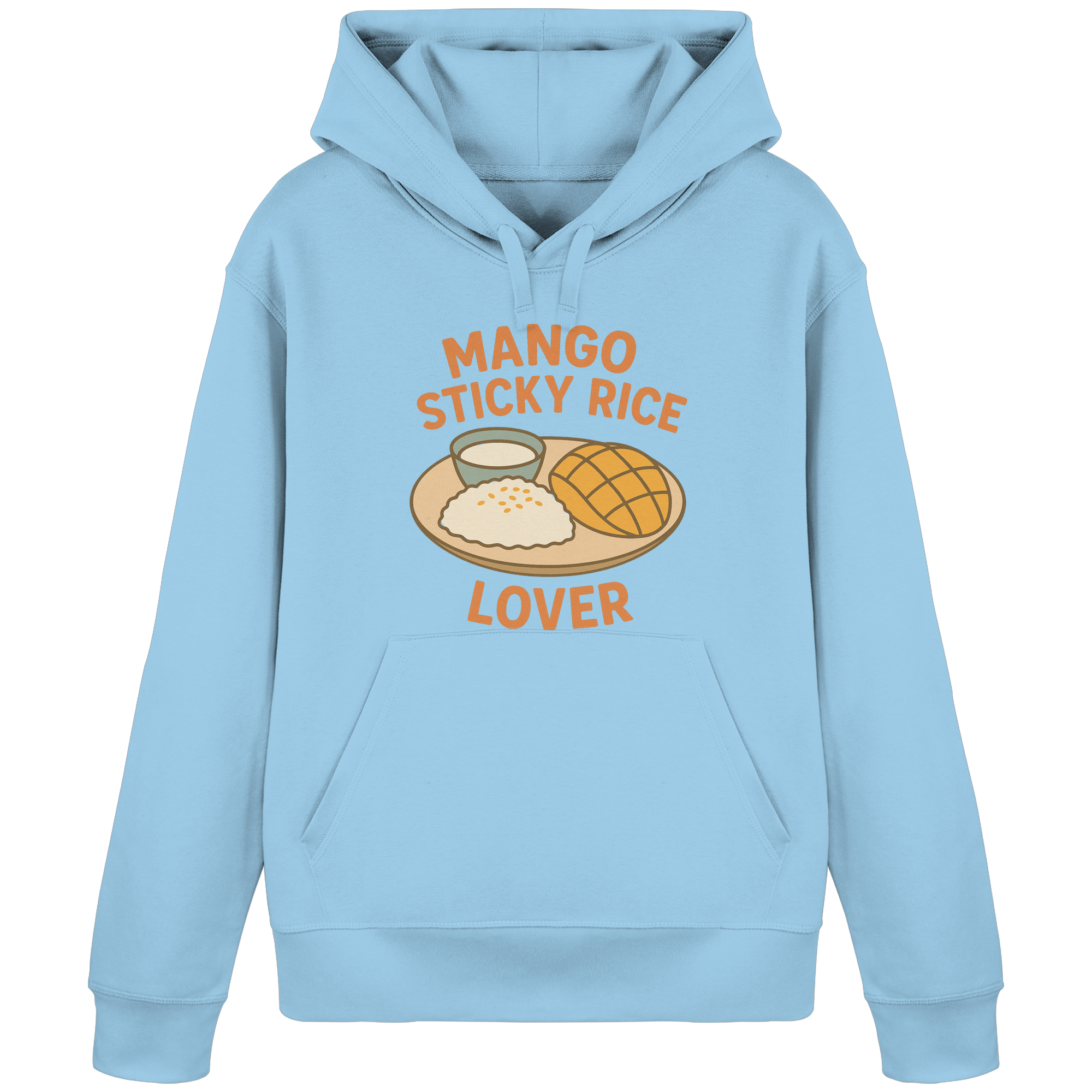 Mango Sticky Rice Lover – Thai Dessert  | Thailand Food Design - Organic Basic Hoodie