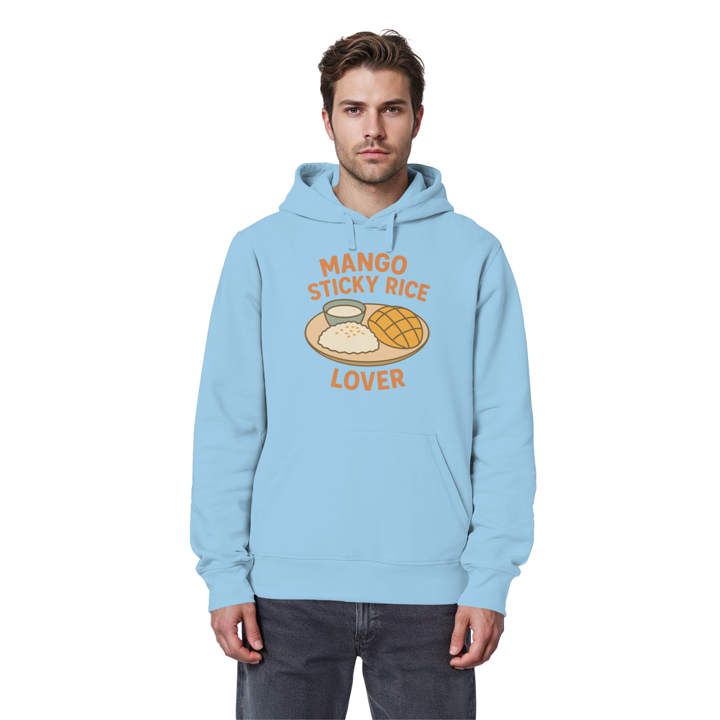 Mango Sticky Rice Lover – Thai Dessert  | Thailand Food Design - Organic Basic Hoodie
