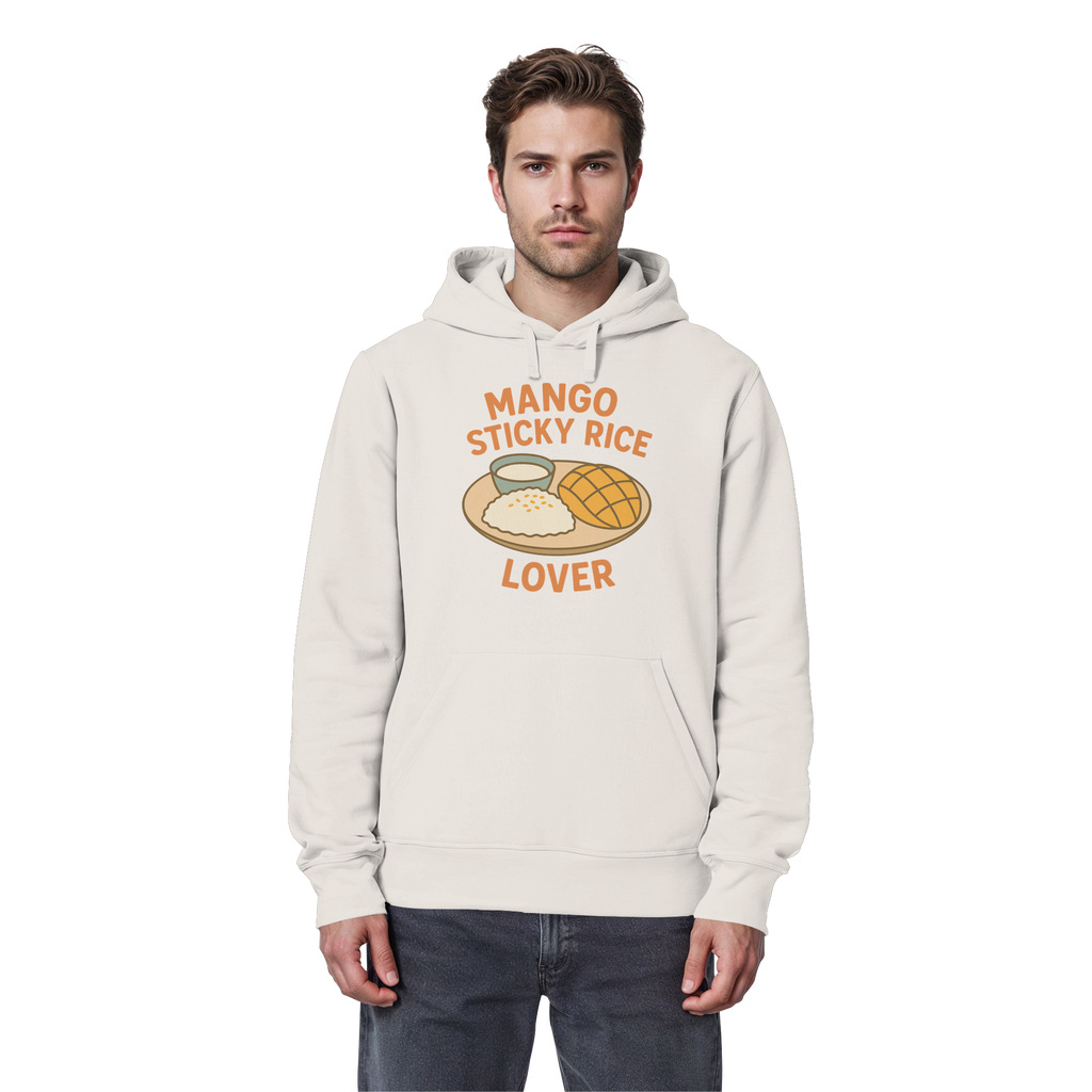 Mango Sticky Rice Lover – Thai Dessert  | Thailand Food Design - Organic Basic Hoodie