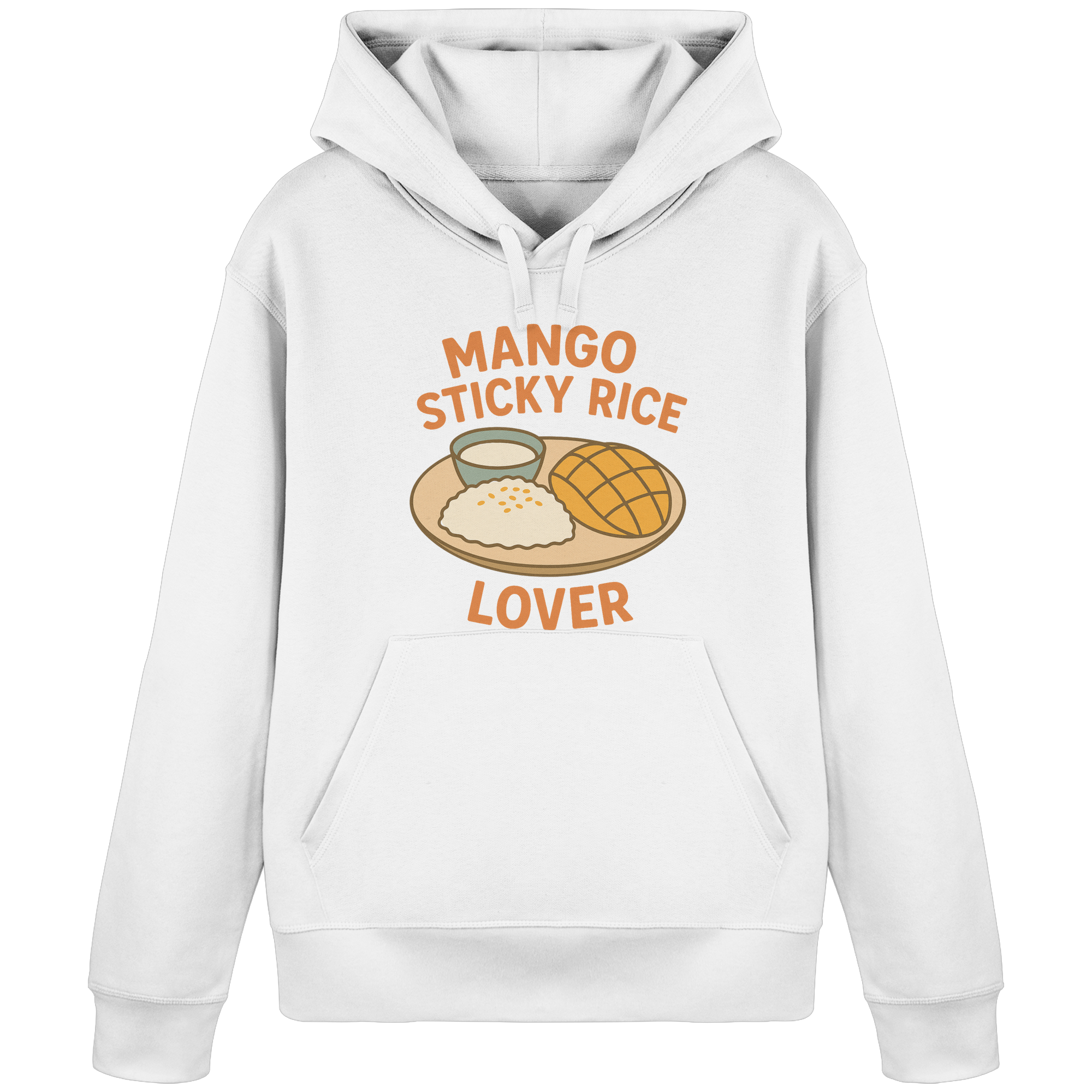 Mango Sticky Rice Lover – Thai Dessert  | Thailand Food Design - Organic Basic Hoodie