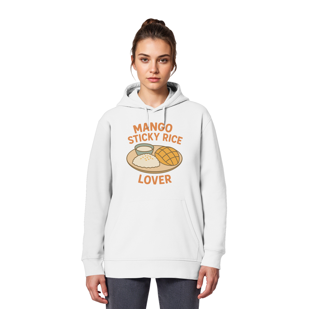 Mango Sticky Rice Lover – Thai Dessert  | Thailand Food Design - Organic Basic Hoodie