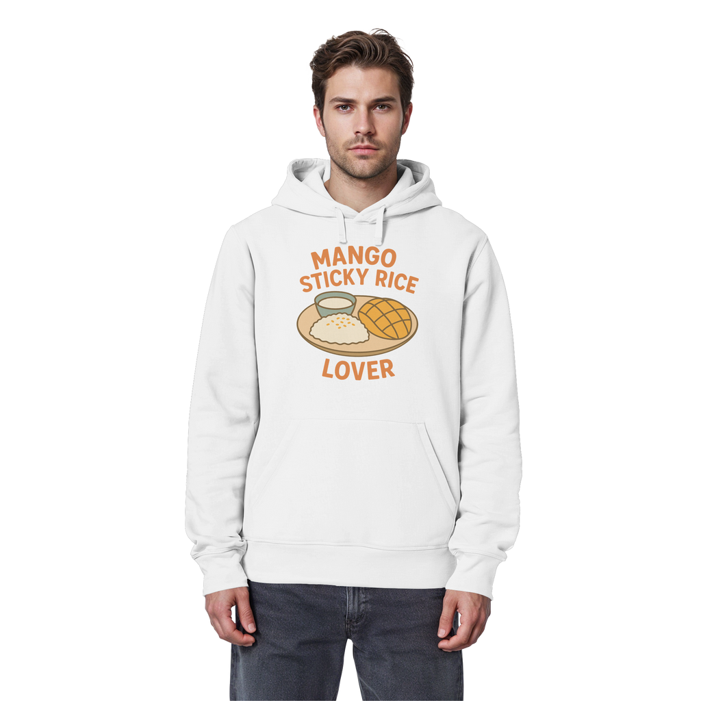 Mango Sticky Rice Lover – Thai Dessert  | Thailand Food Design - Organic Basic Hoodie