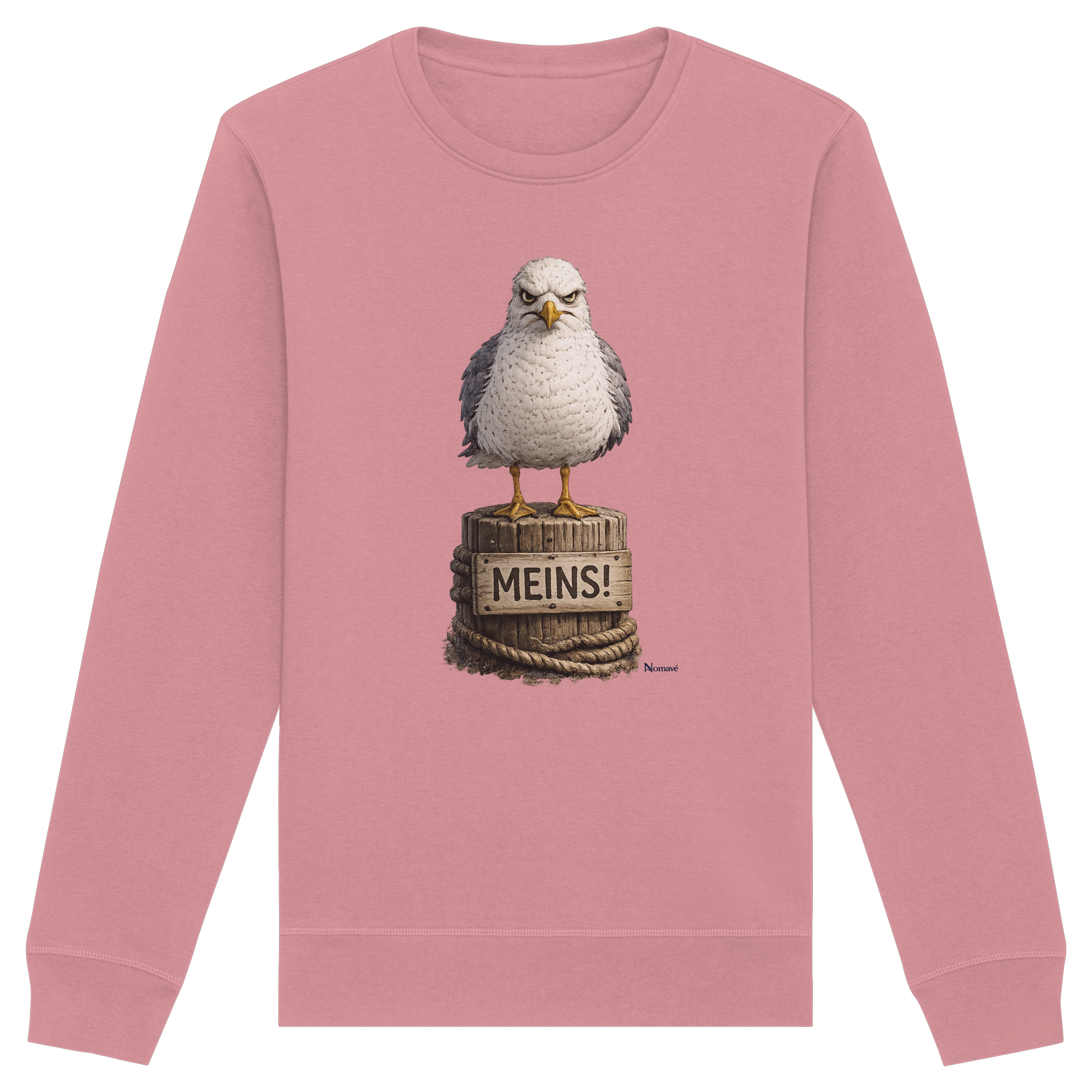 Möwe mit Meinung – MEINS! | - Organic Basic Unisex Sweatshirt