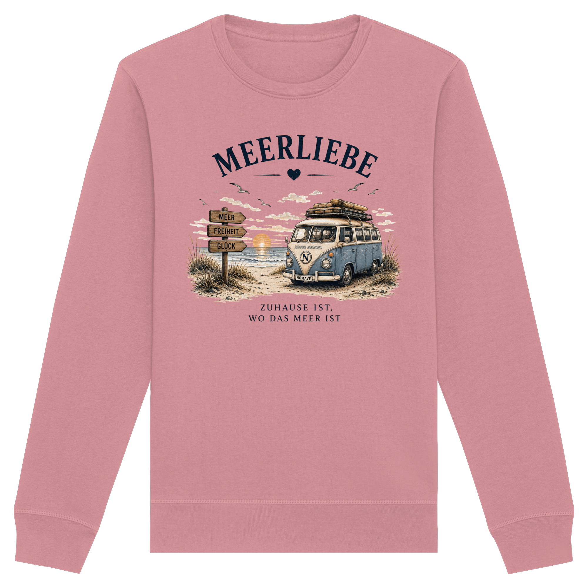 Meerliebe Vanlife – Organic Basic Unisex Sweatshirt