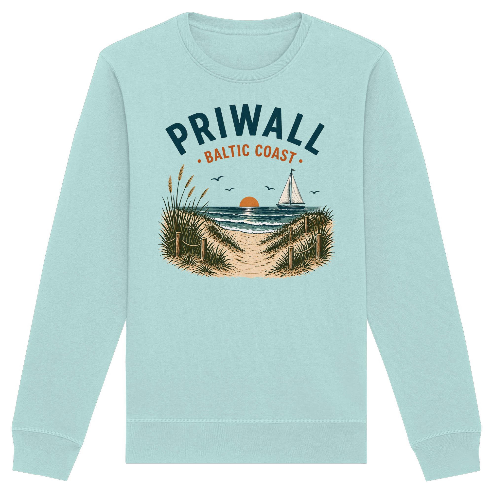 Priwall Vibes Sweatshirt – Baltic Coast Edition