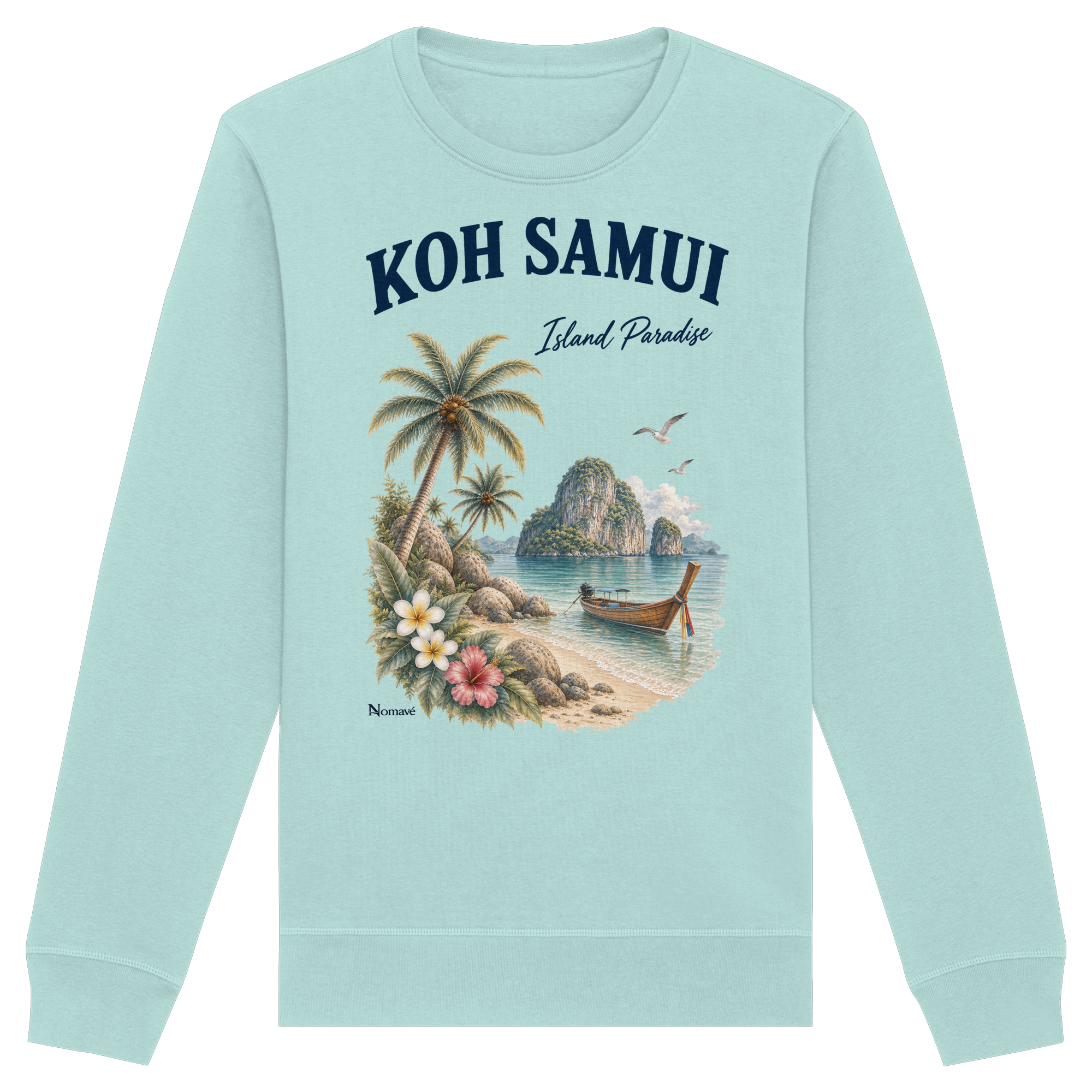 Koh Samui Thailand – Island Paradise – Tropical Vintage - Bio Unisex Sweatshirt