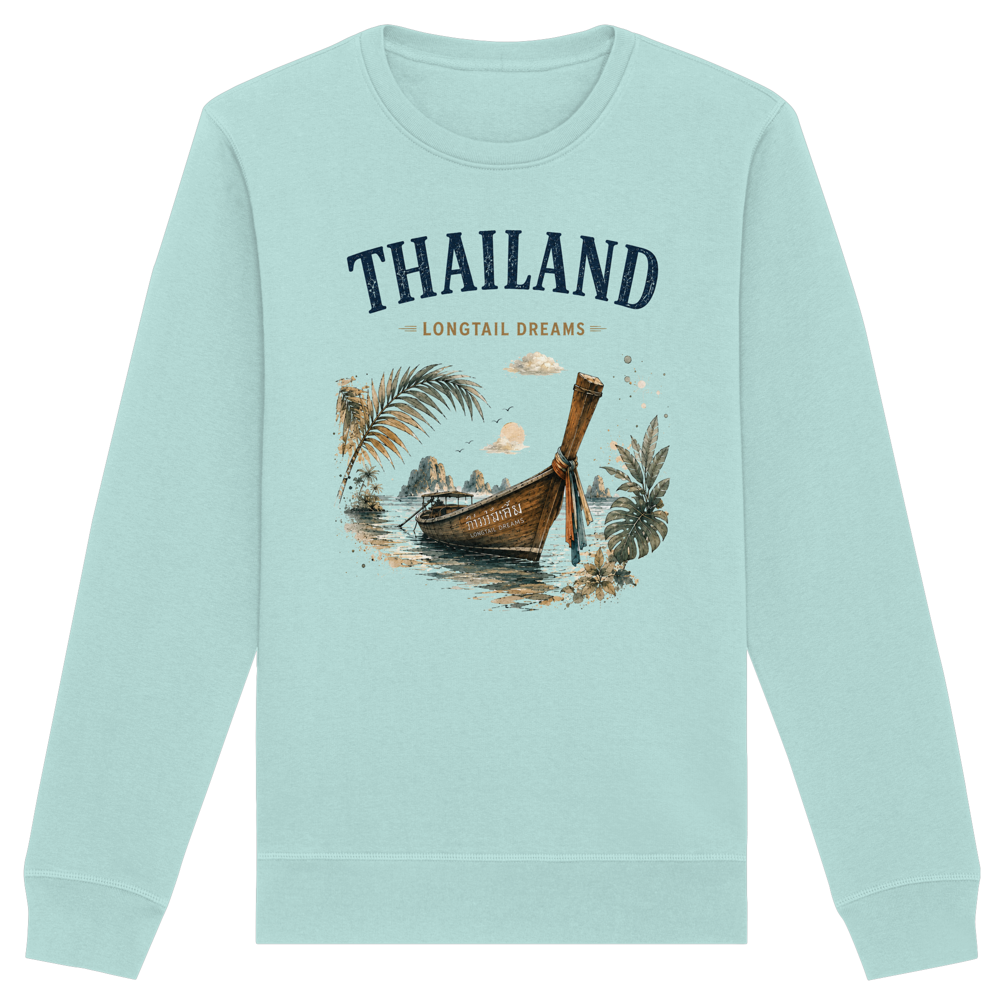 Thailand-Longtail-Dreams-Light-Edition - Organic Basic Unisex Sweatshirt