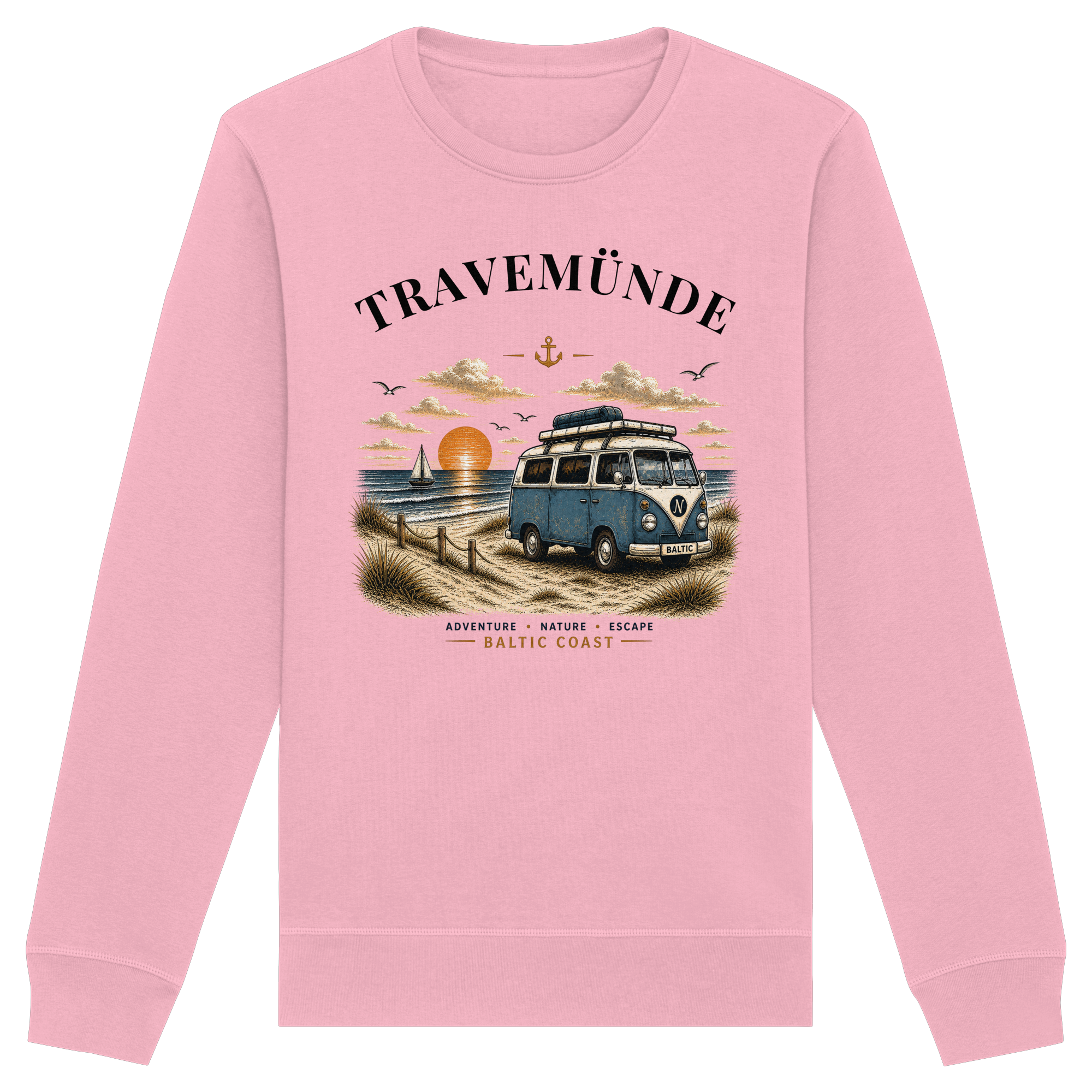 Travemünde Baltic Coast – Organic Basic Unisex Sweatshirt