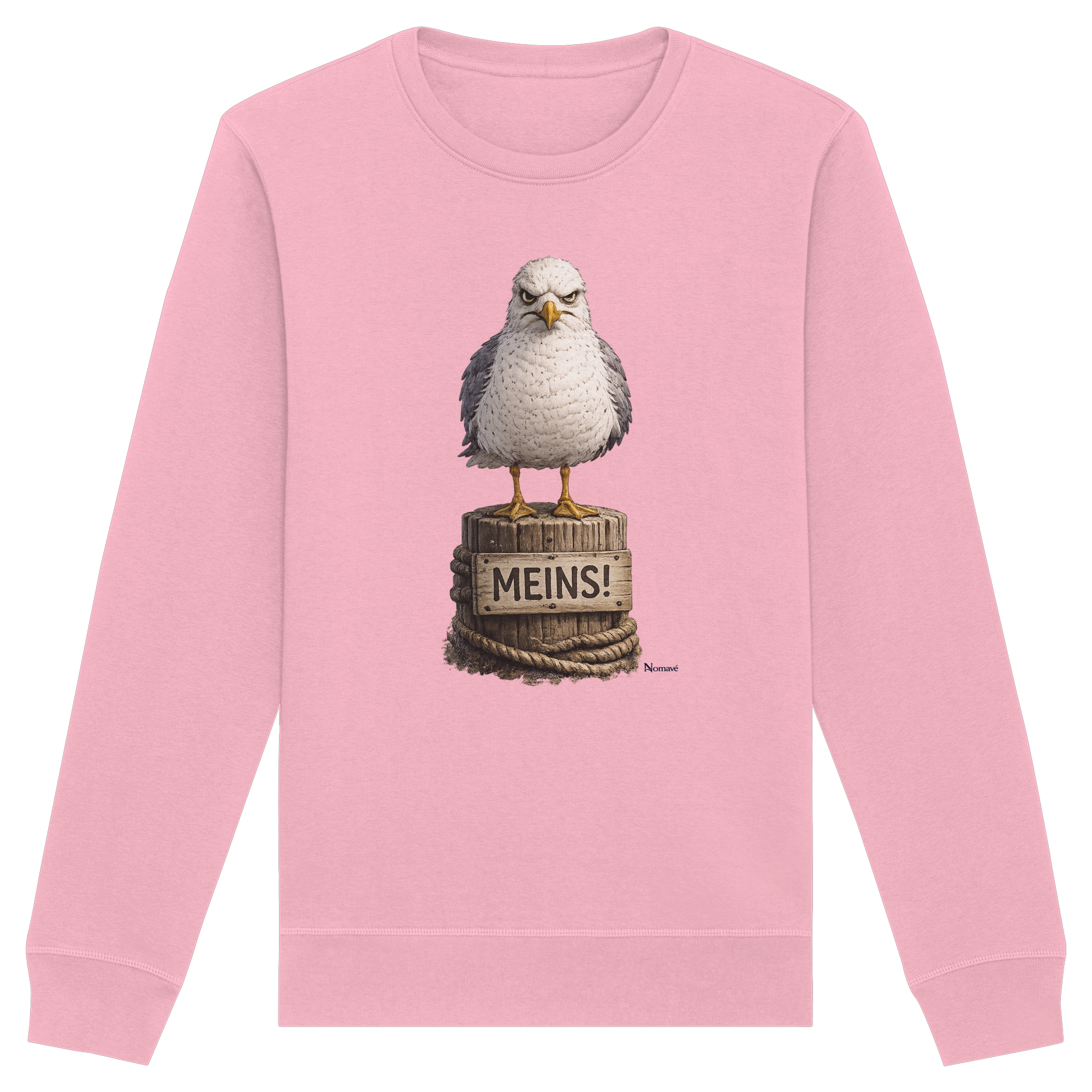 Möwe mit Meinung – MEINS! | - Organic Basic Unisex Sweatshirt