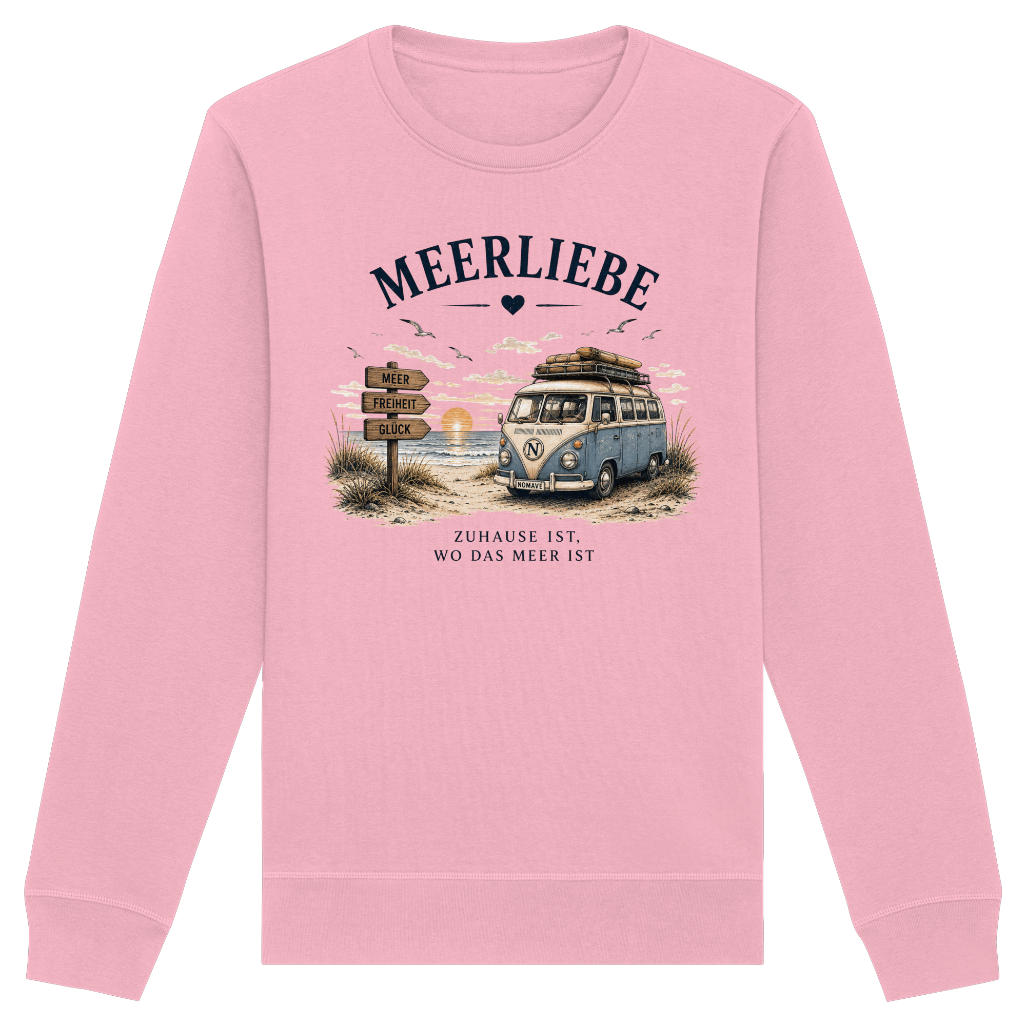 Meerliebe Vanlife – Organic Basic Unisex Sweatshirt