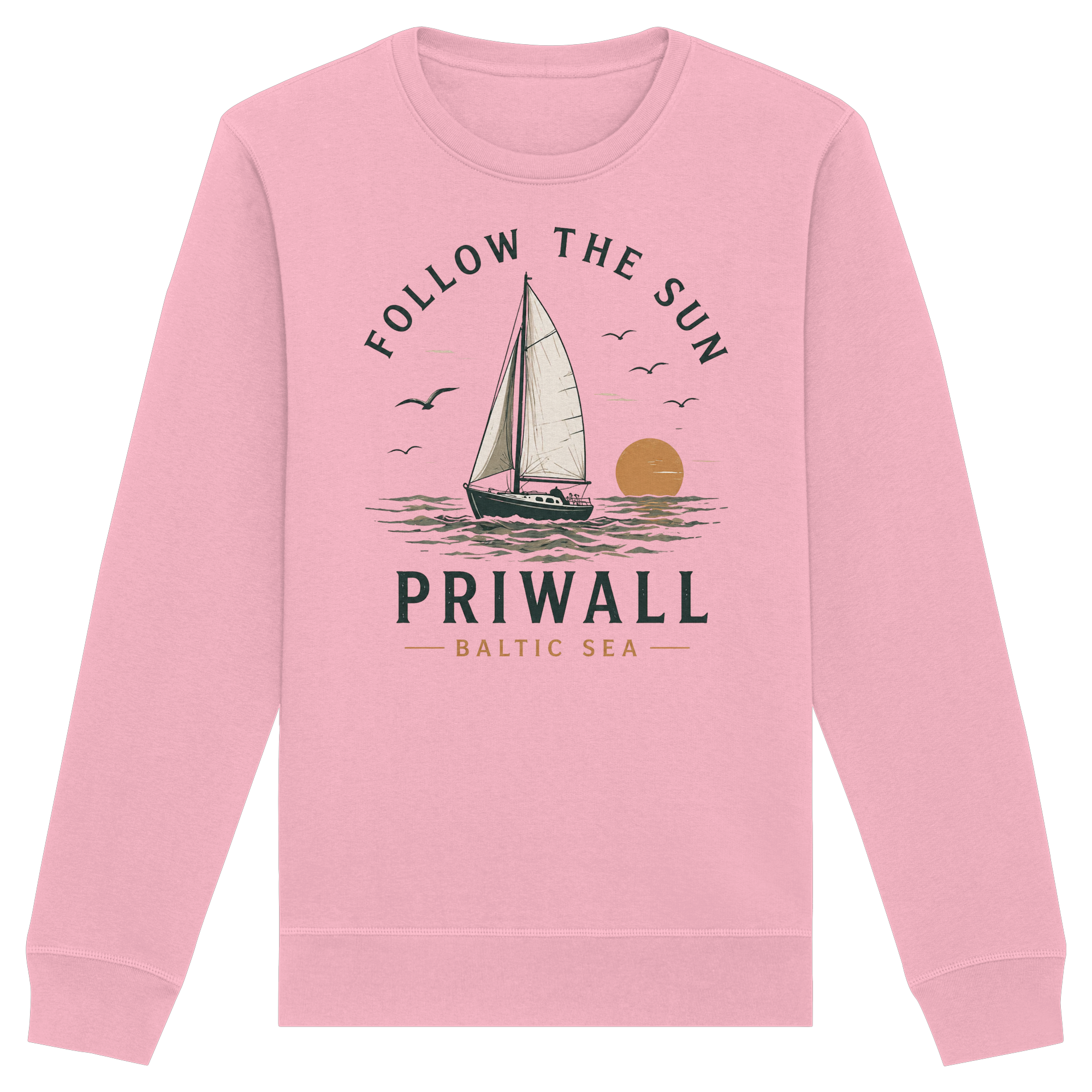 Follow the Sun Sweatshirt – Priwall Ostsee Edition
