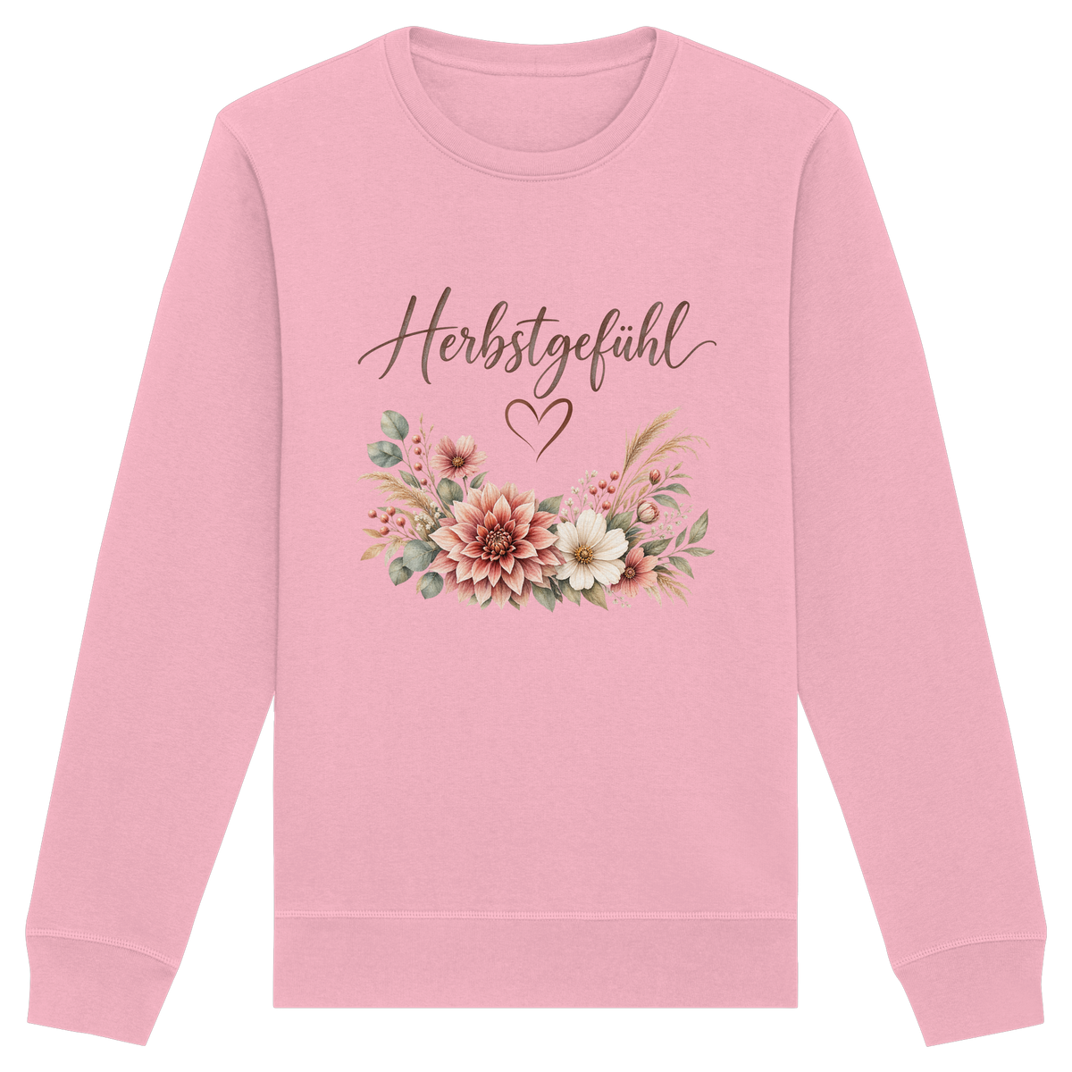 Herbstgefühl – Florales Unisex Bio Sweatshirt | Autumn Bloom