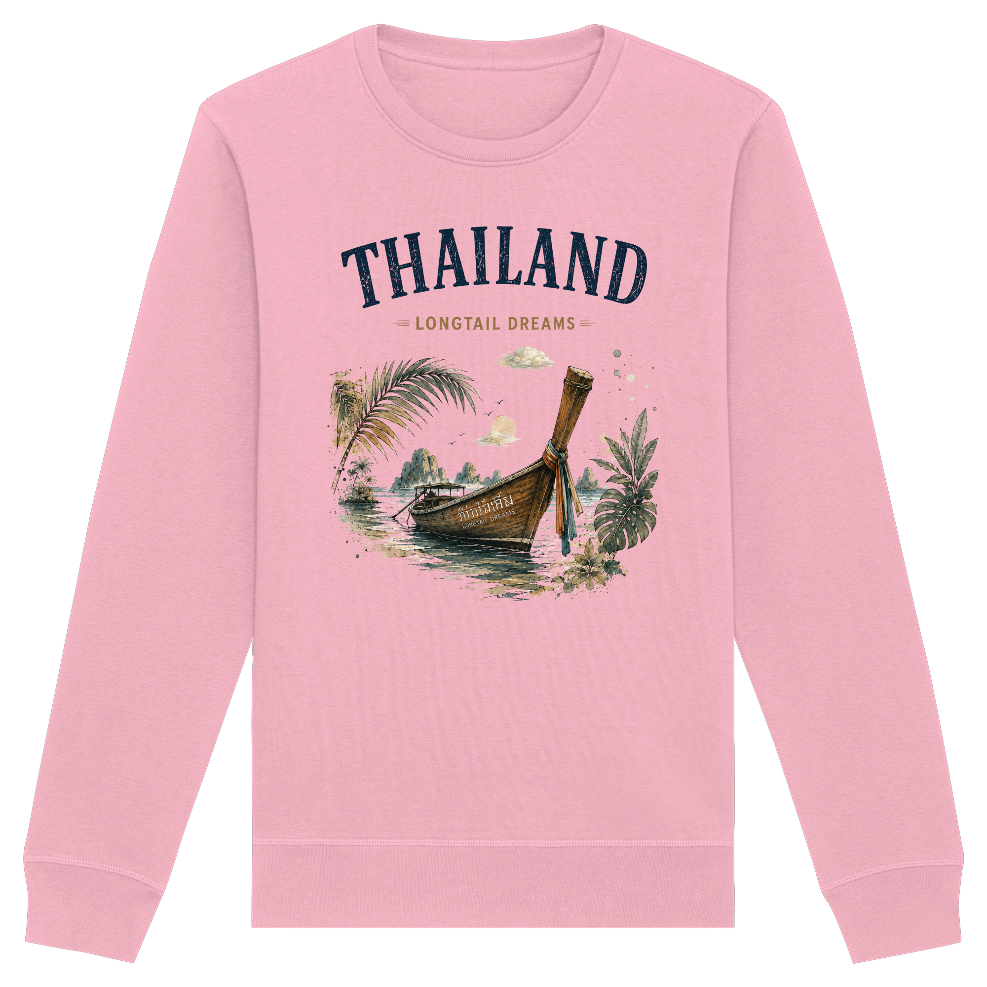 Thailand-Longtail-Dreams-Light-Edition - Organic Basic Unisex Sweatshirt